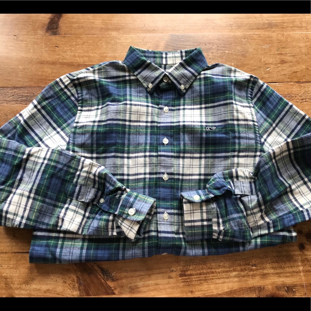 Boys Vineyard Vines Whale Shirt Sz XL 18